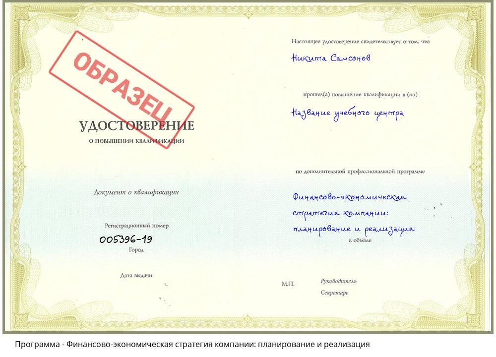 Финансово-экономическая стратегия компании: планирование и реализация Мыски