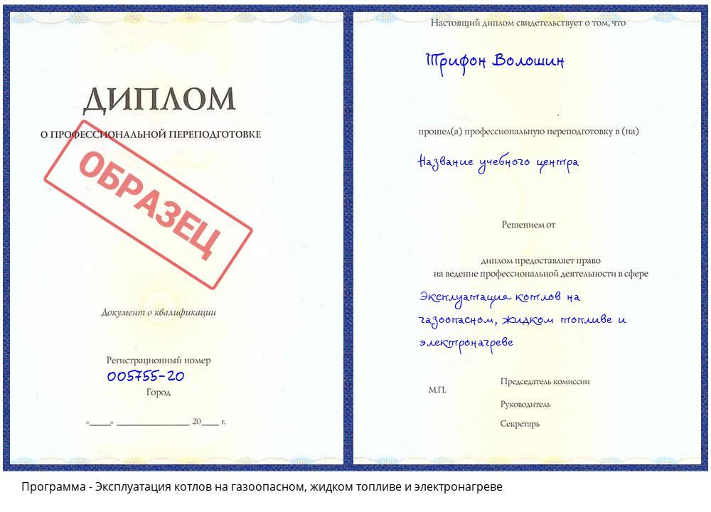 Эксплуатация котлов на газоопасном, жидком топливе и электронагреве Мыски